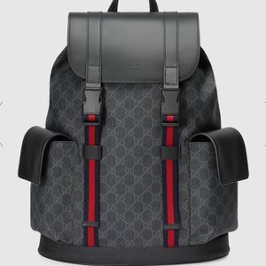 gucci leather backpack mens